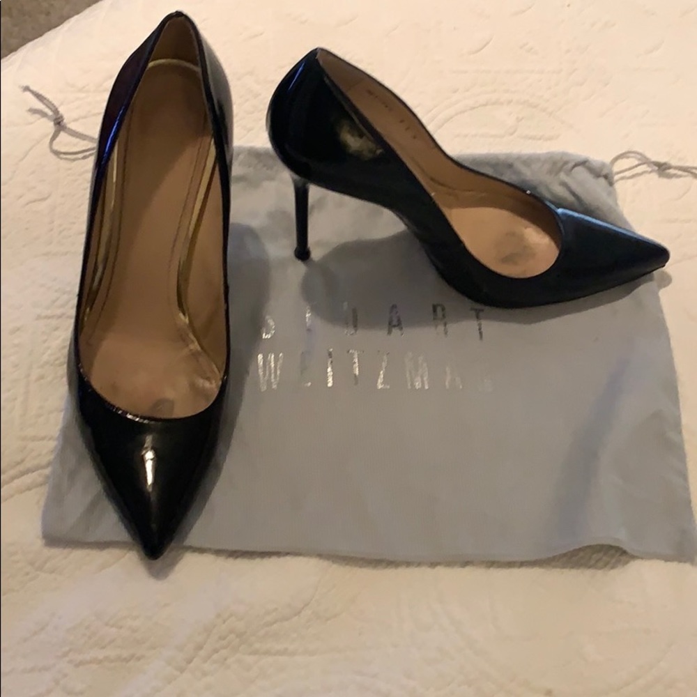 Stuart Weitzman black stilettos size 8.5